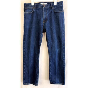 Tommy Hilfiger Mens Jeans 36x30 Blue Classic Regular Straight Denim W36 L30 TH